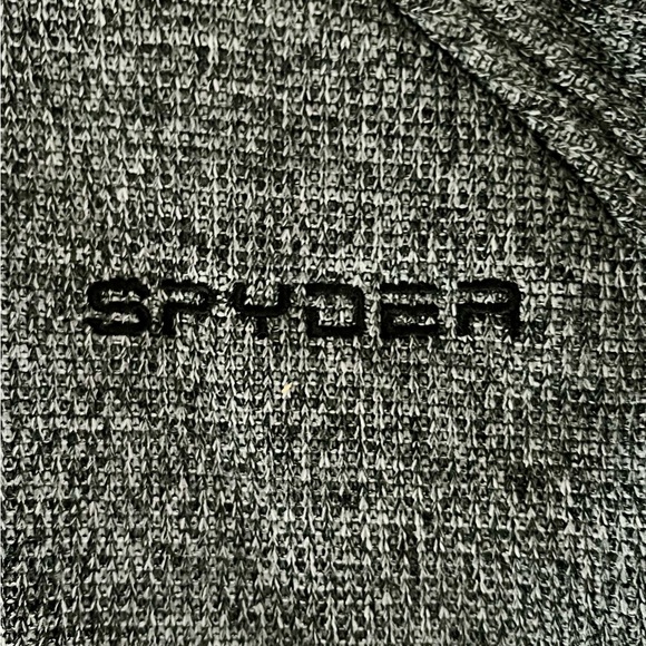 Spyder Men’s Gray Heather Quarter Zip Pullover Fleece Medium – EUC Med M - Picture 4 of 5